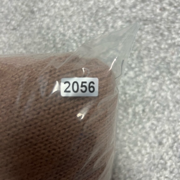 Lovers and Friends Dress Womens Small Camel Tan Anthea Sweater Long Sleeve Zip - Picture 7 of 7